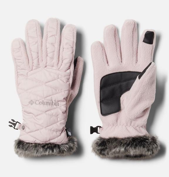 Columbia Heavenly Gloves Pink For Women's NZ87943 New Zealand